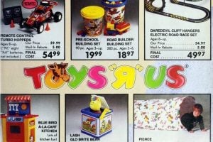 Vintage Toys R Us catalog of Christmas gifts 80s Out of this World Toy Book (1986)