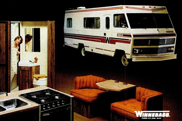 Vintage WInnebago motor home-camper